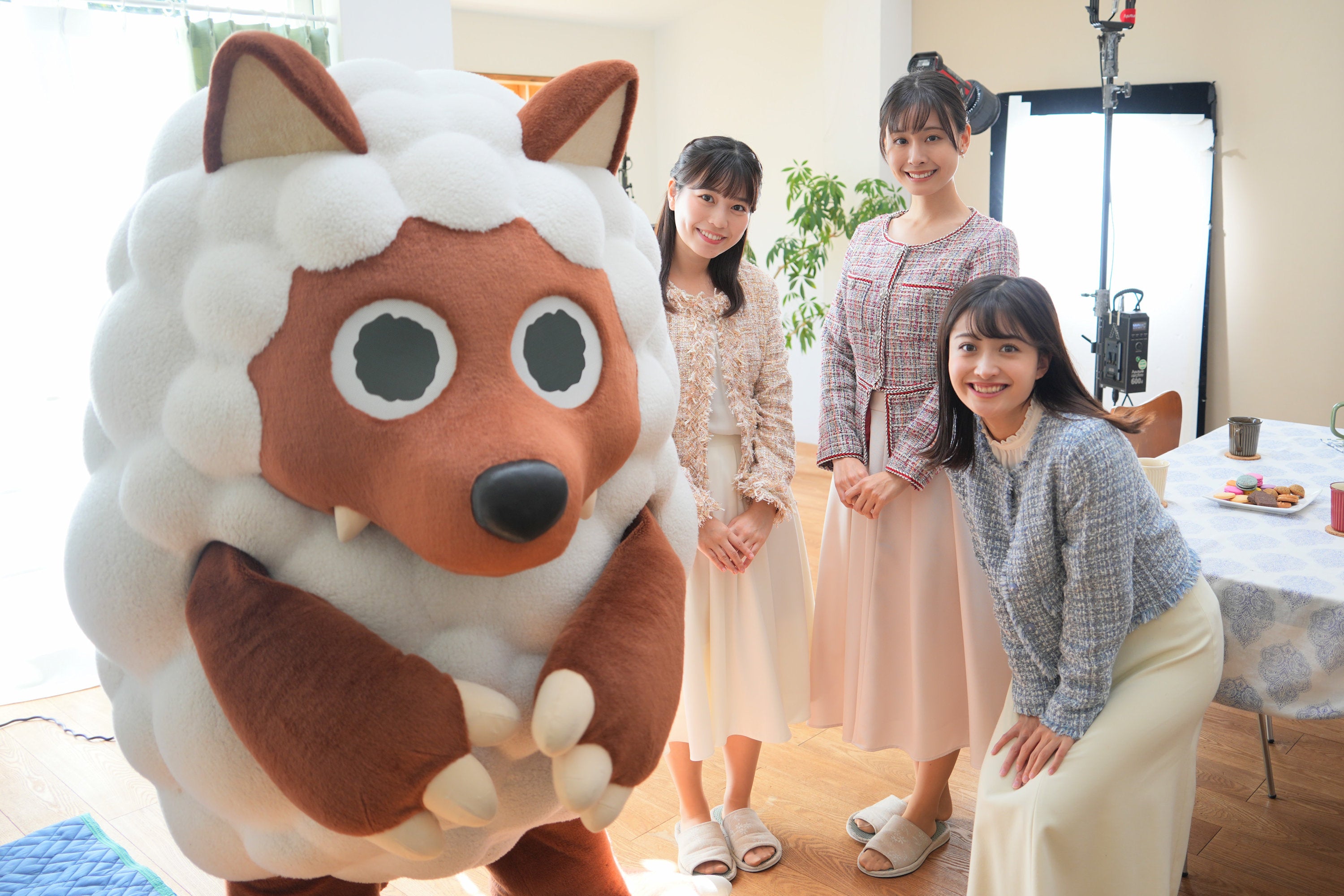 啓発動画の撮影の様子