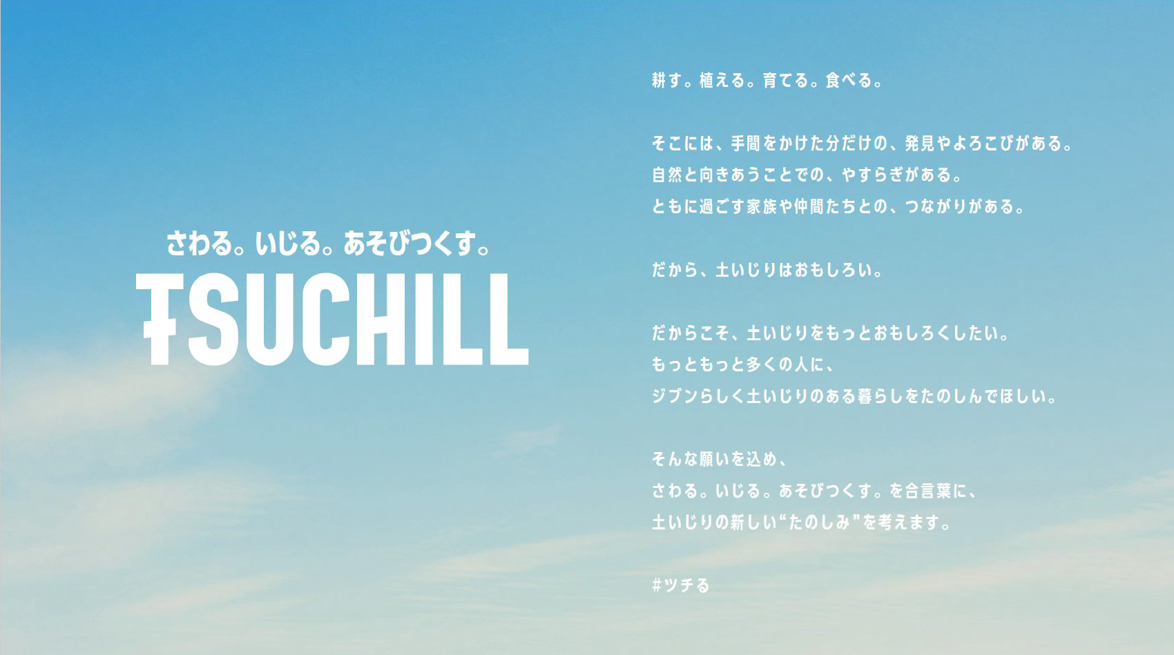 ライフスタイルメディア「TSUCHILL」(ツチル)紹介画像
