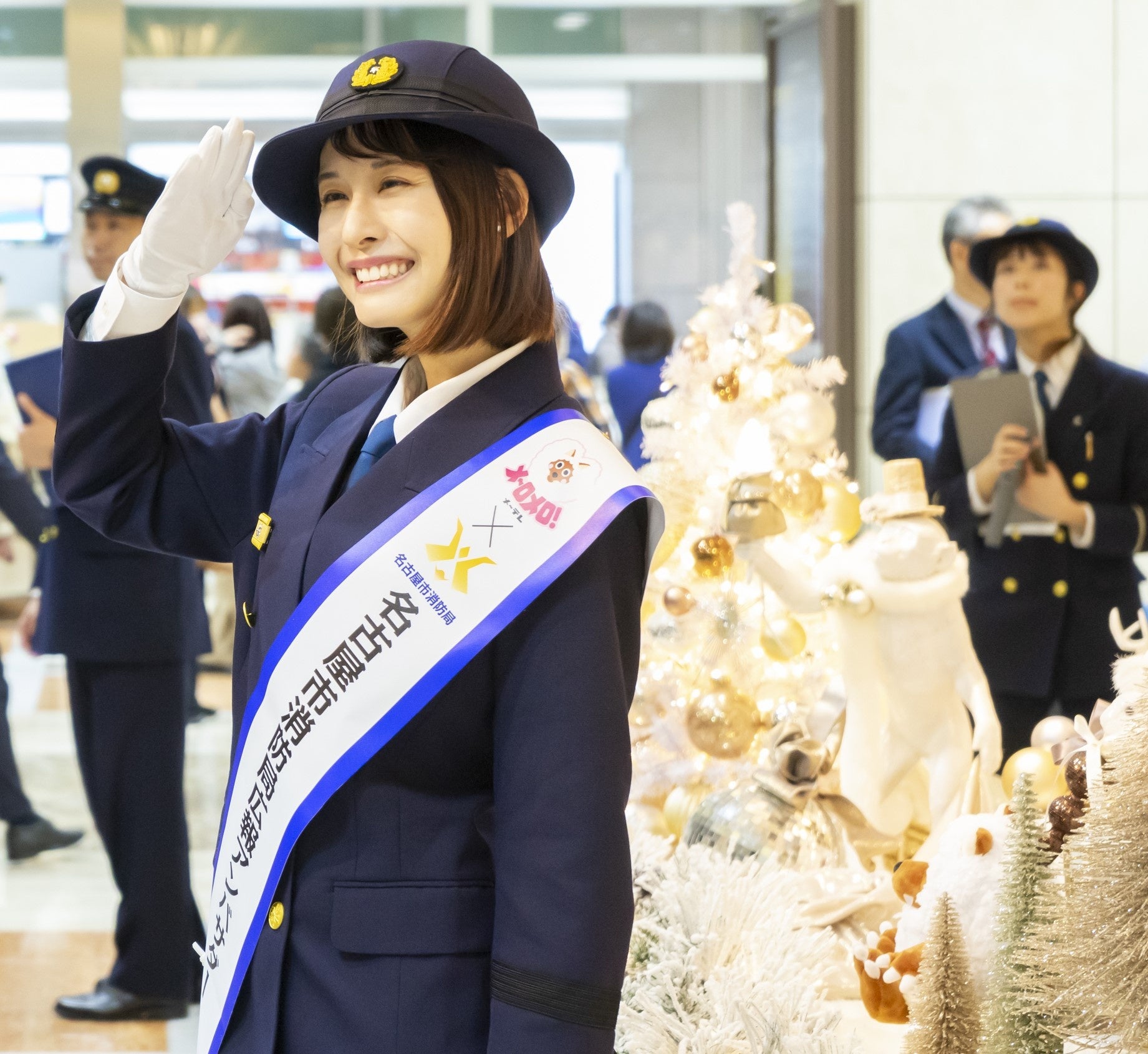 12月13日　中村区での活動の様子　望木アナ