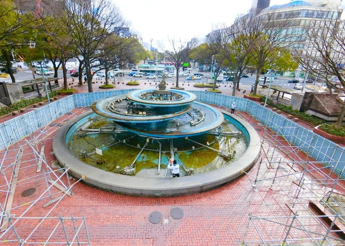 修繕工事の様子