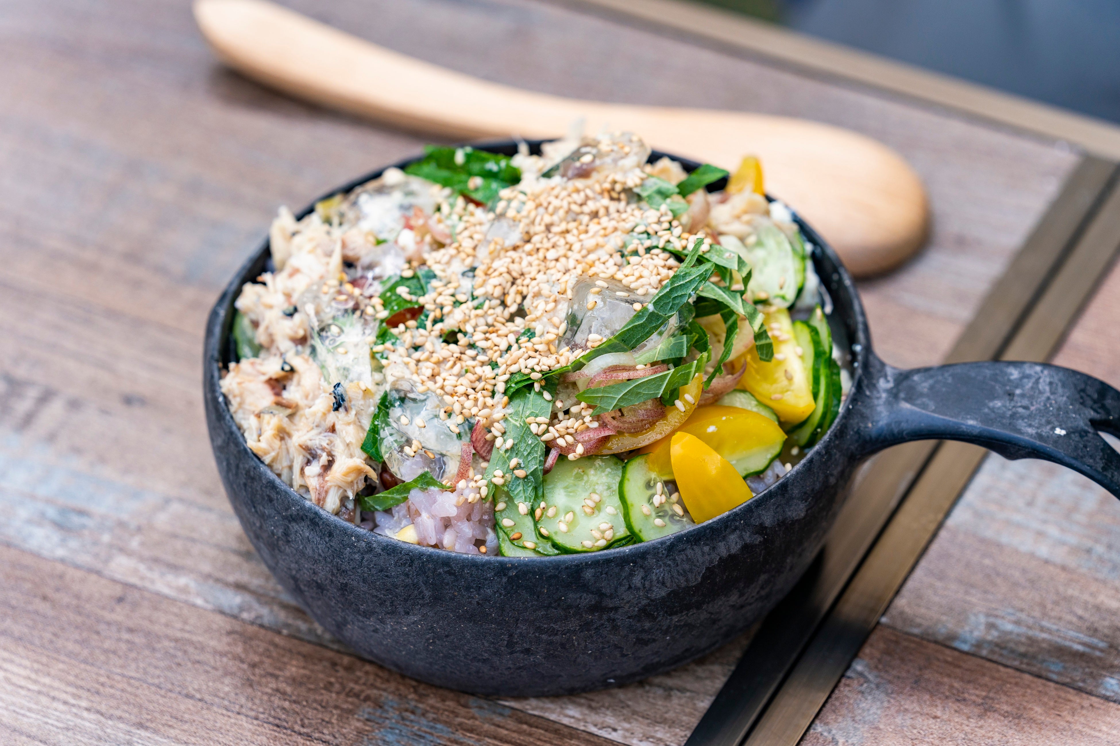 ボリューム満点だがヘルシーな冷や汁