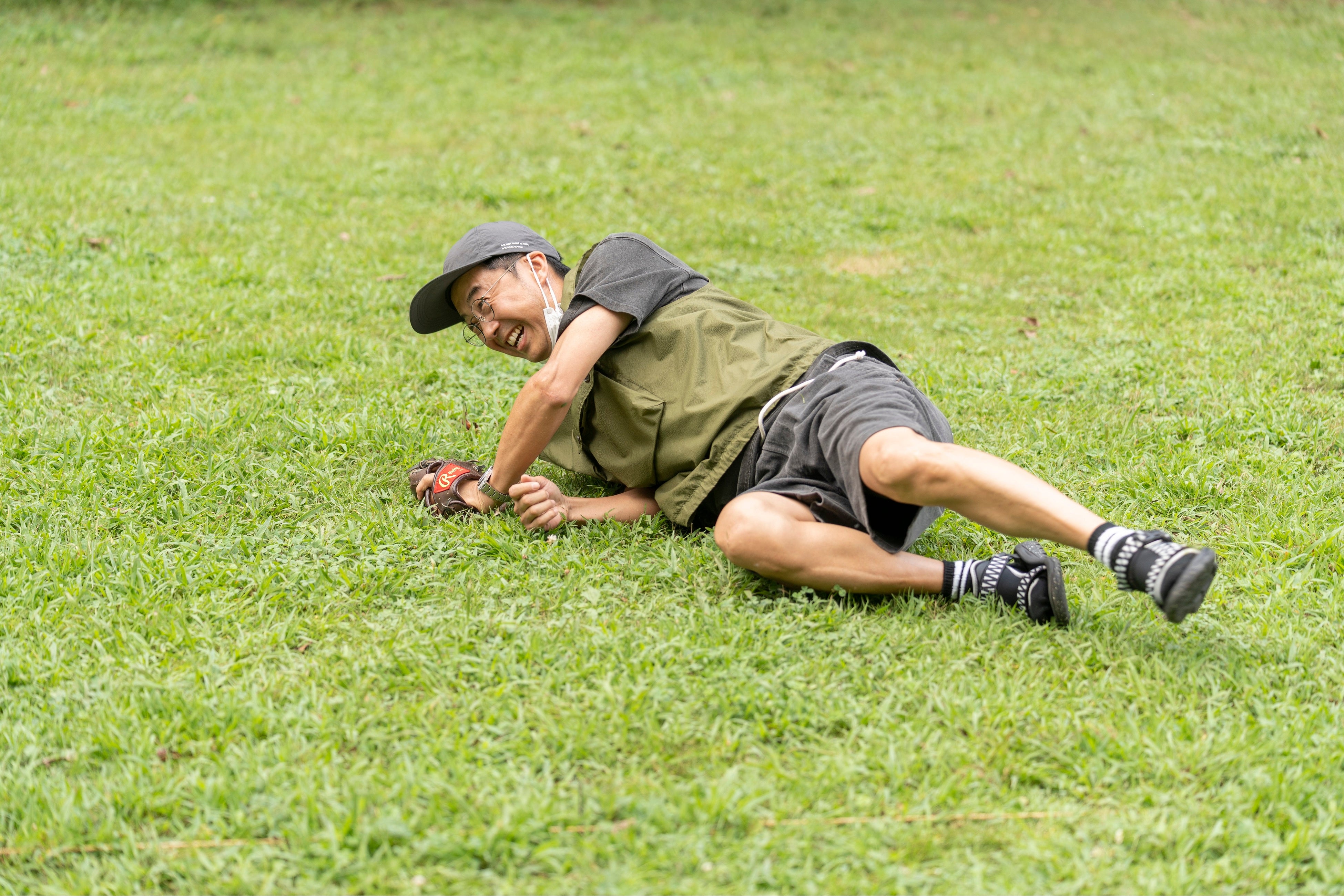 ノックで足がもつれる矢作