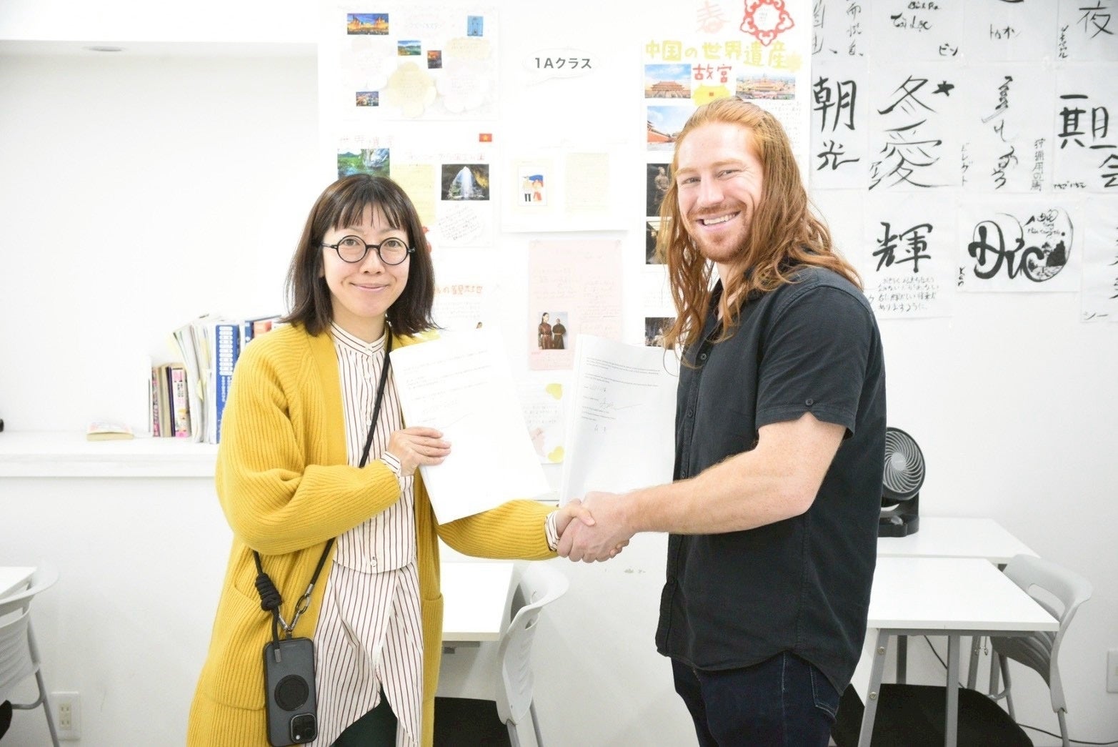 【日本語教育×格闘技】東京語学学校、KNOCK OUT等で活躍の格闘家スパイク・カーライル選手とスポンサー...