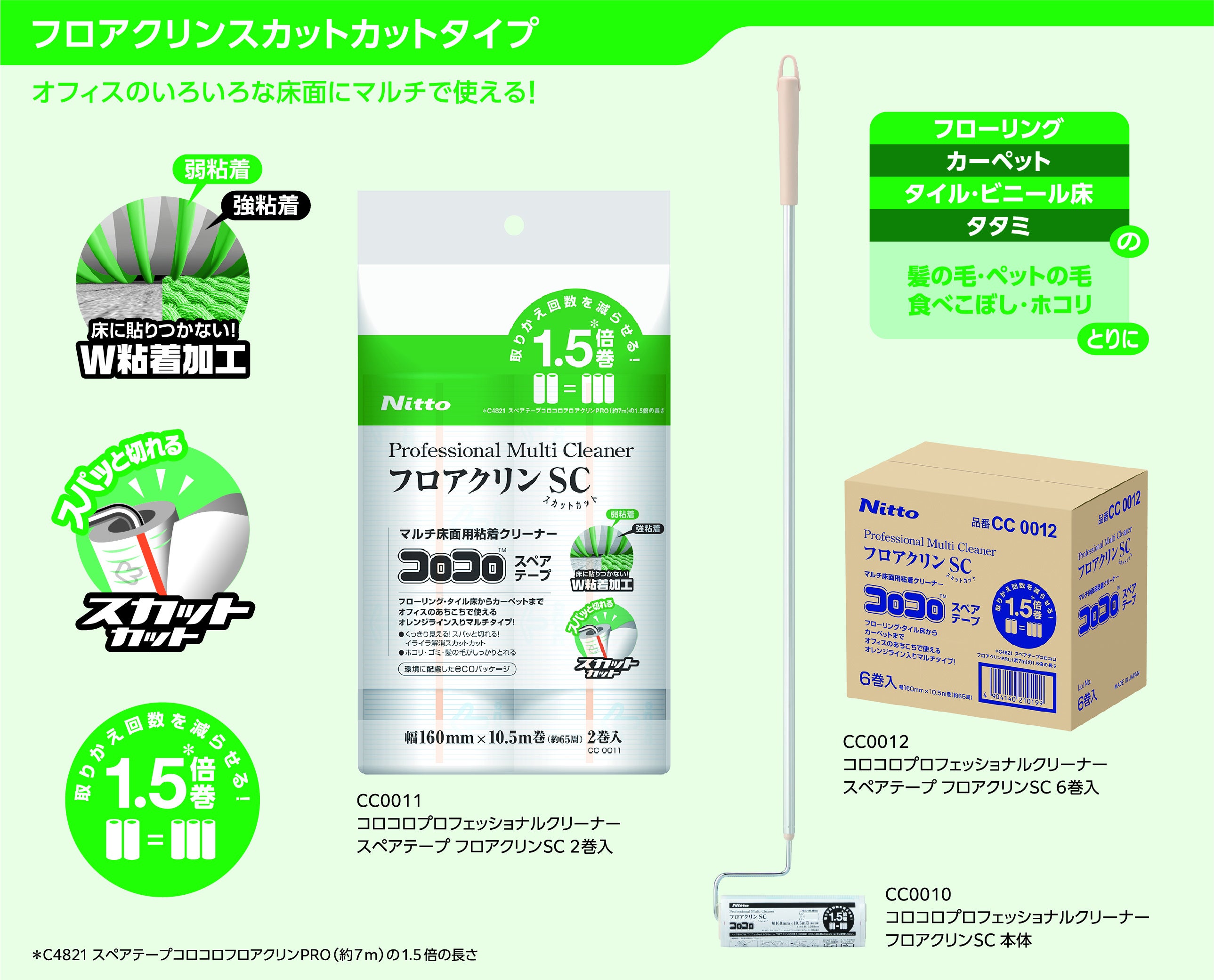 コロコロ プロフェッショナルクリーナー フロアクリン