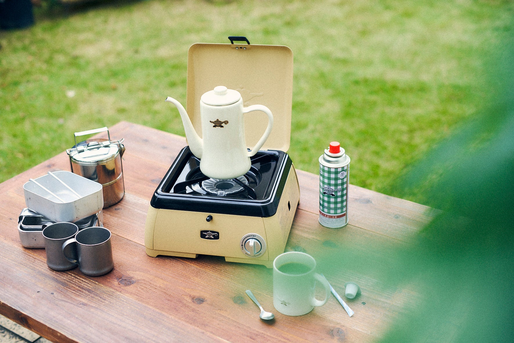 ポータブル ガス カセットコンロ kama-do