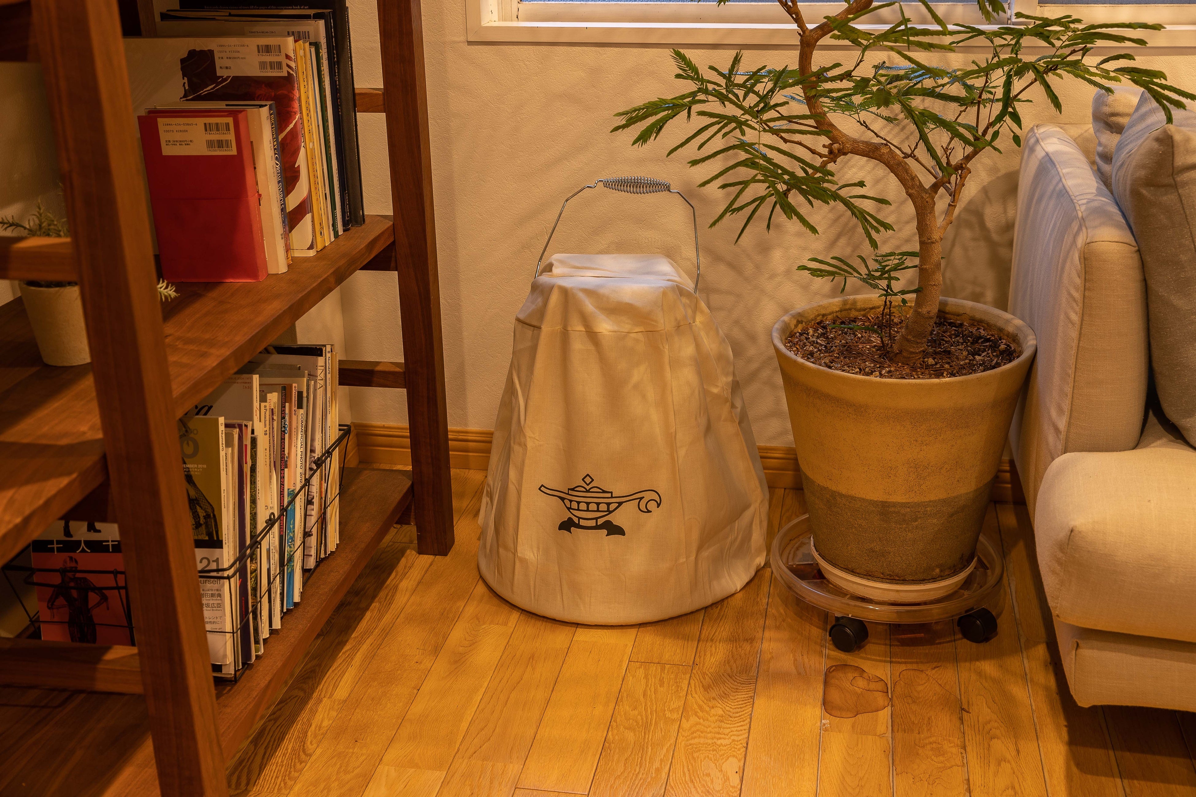 専用の収納袋付き