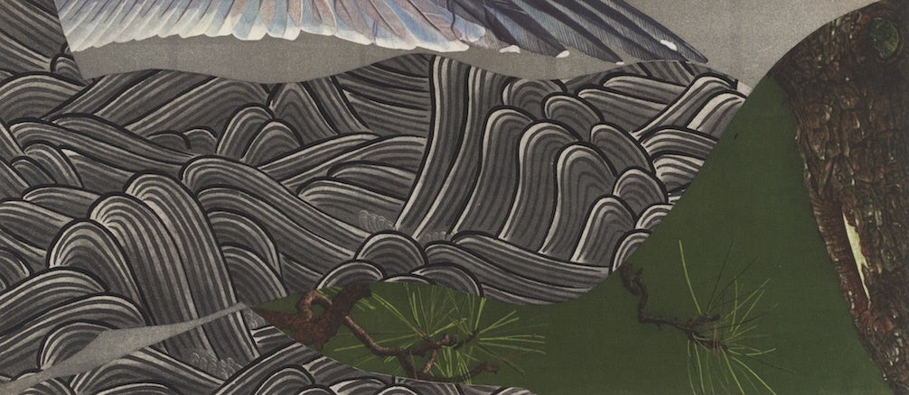 宮山　広明《花見立て源氏物語より　12-須磨》2010年