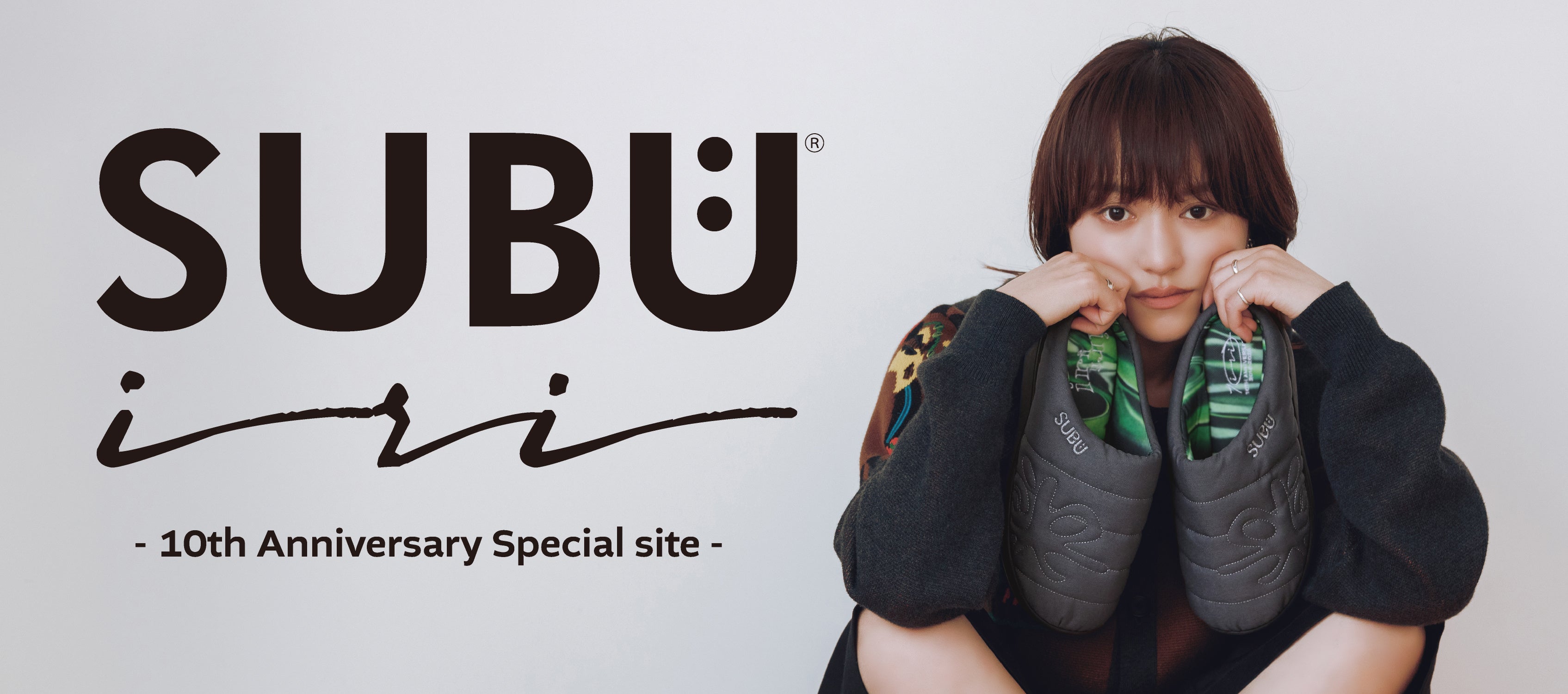 「SUBU x iri 10th ANNIVERSARY SANDALS」それぞれの10周年を記念したコラボレーションが10月22日より予約販売開始。