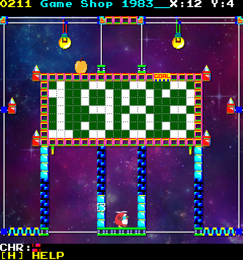 ウットイ３６７１：ゲーム画面