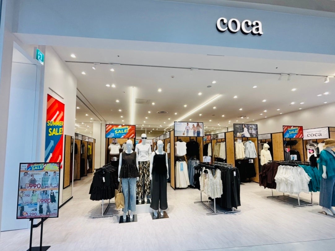 【coca】"岩手県初出店"となる「イオンモール盛岡店」2026年7月24日(金)よりオープン!