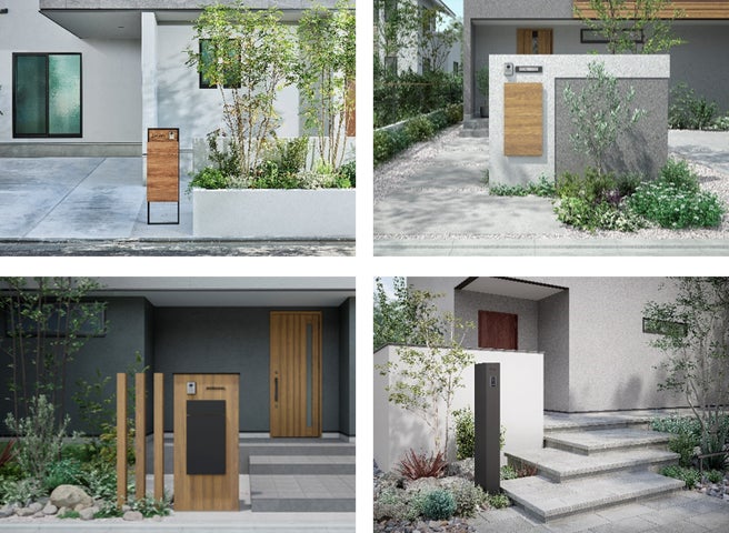 再配達の削減につながるファサード商材「機能門柱FF」「機能門柱FK 再配達の削減につながるファサード商材「機能門柱FF」「機能門柱FK