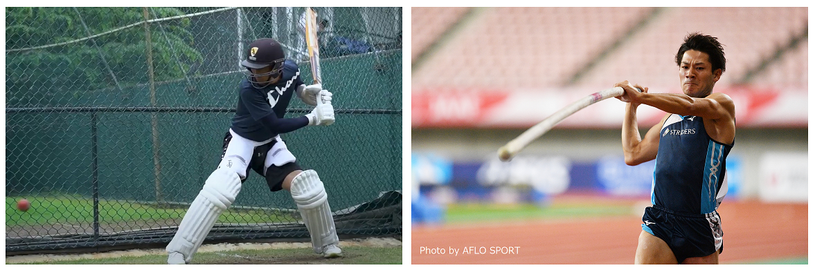 （左：木村 昇吾選手、右：来間 弘樹選手）