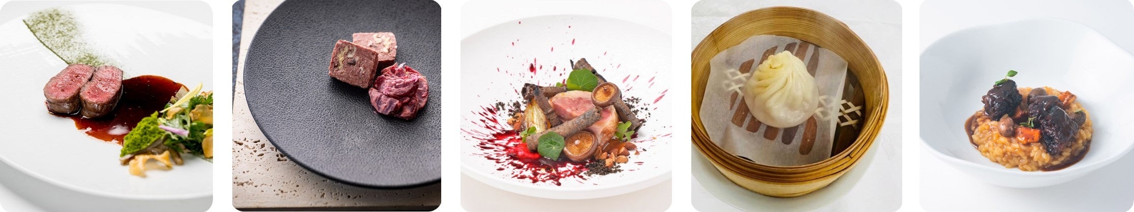 ▲CLUB RED シェフによる国産ジビエを使ったメニュー