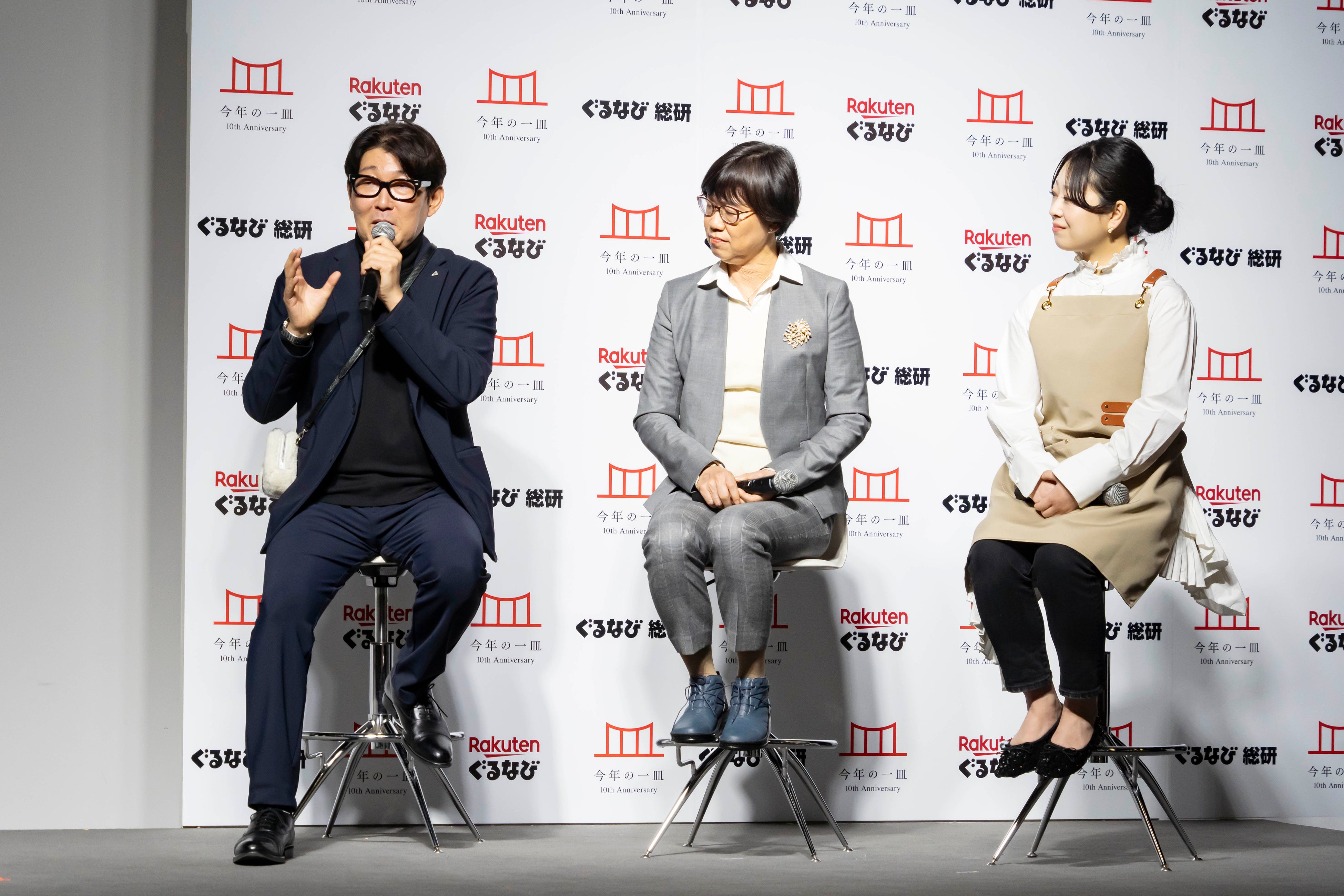 ▲左から、トークセッション中の中村氏、阿古氏、萩原氏