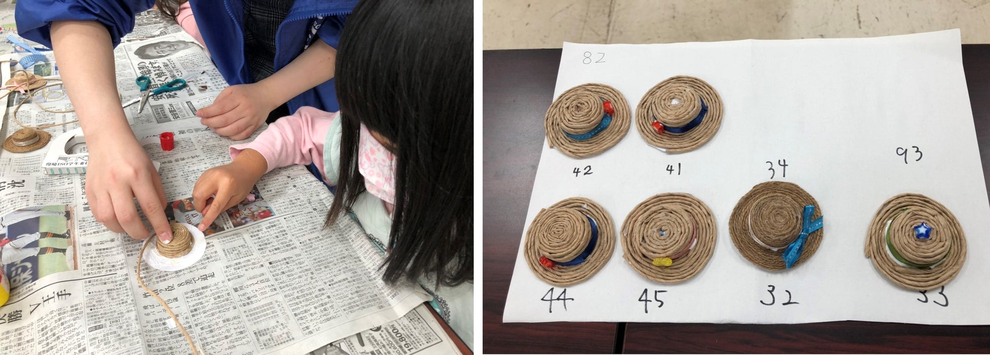 ストローハットづくり