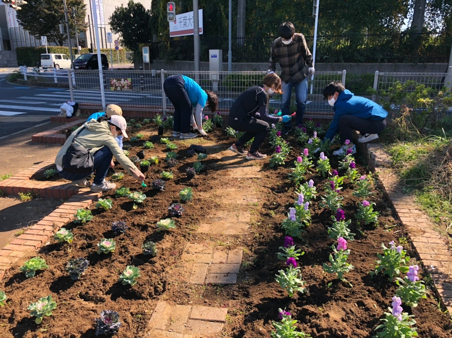 花植えイベントの様子