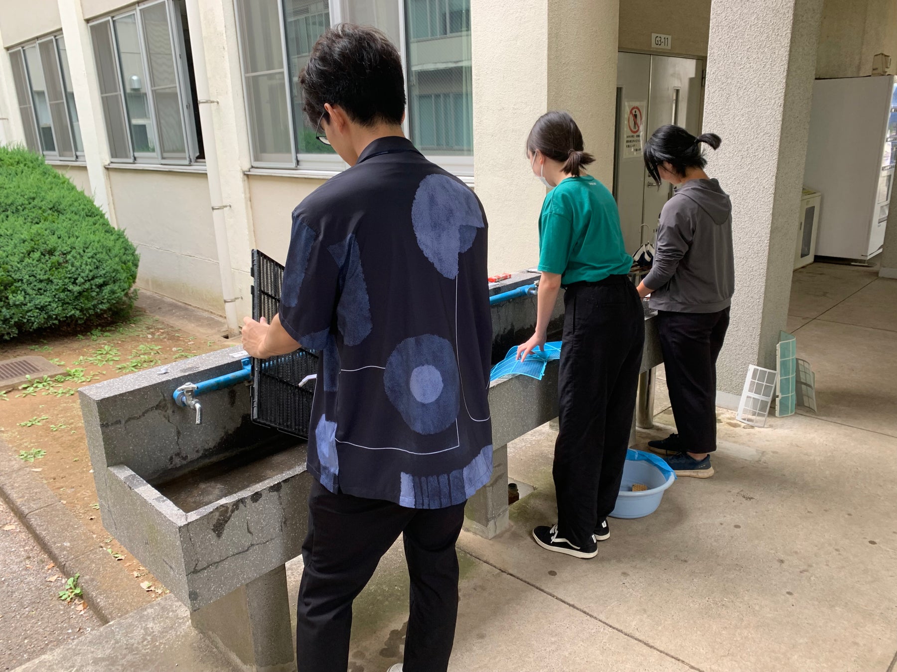 今年の清掃の様子