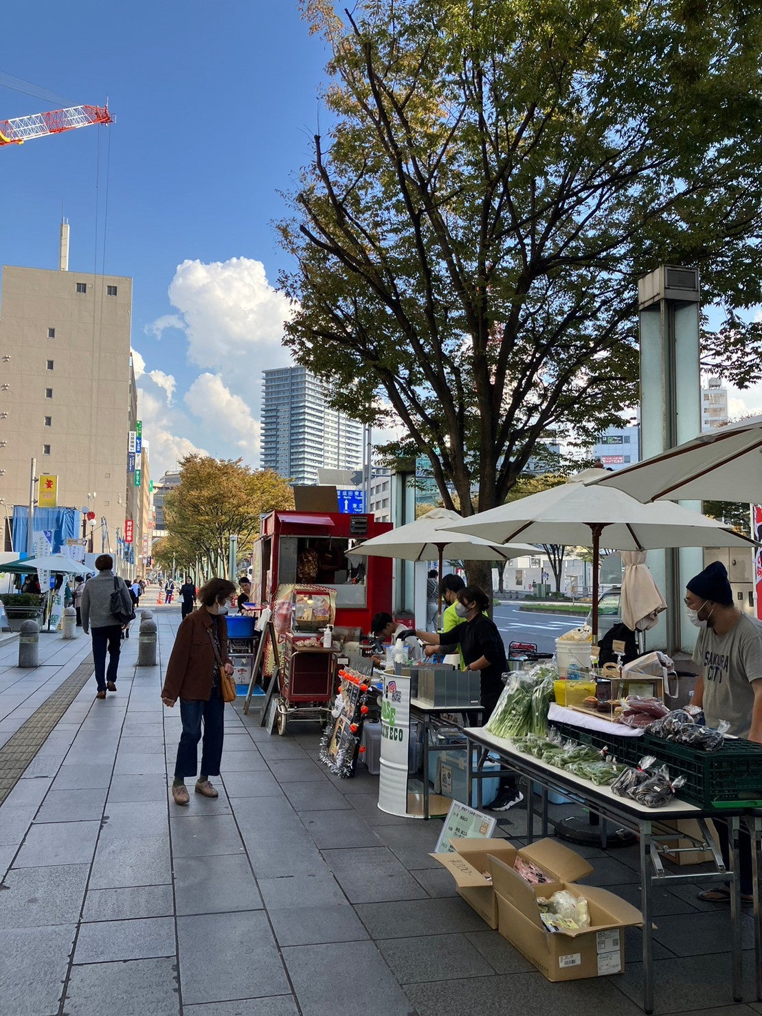 CHIBA SDGs Parklet Projectの様子