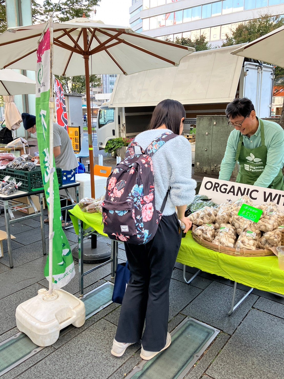 インタビューの様子