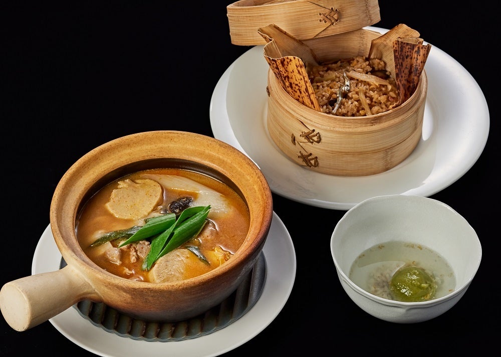 「豆板醬と黒醋がアクセントの“具雑煮”セット」※イメージ