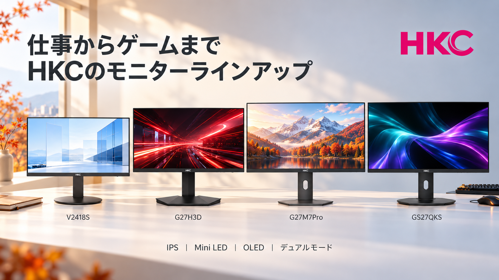 HKC 秋のモニターラインアップを紹介