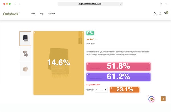 Air360のページ上分析機能