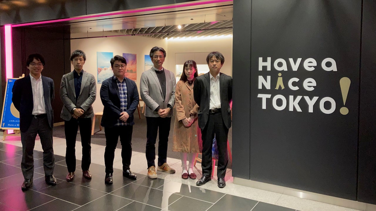  三菱地所、BitStarのプロジェクトメンバーと、データ分析に協力した東京大学 大学院情報理工学系研究科 山崎俊彦准教授と、博士課程 張軼威さん