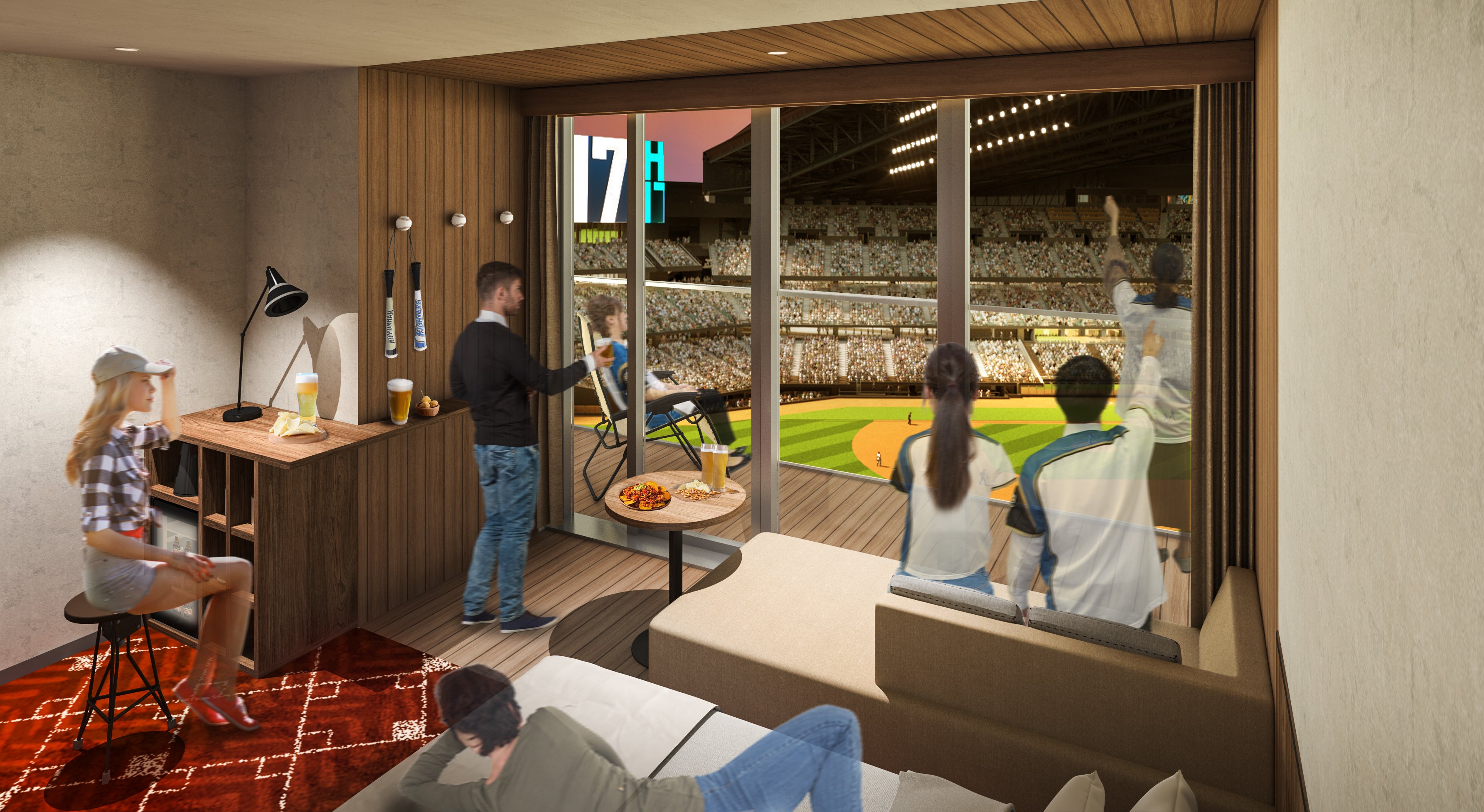 5階客室イメージ ©H.N.F.