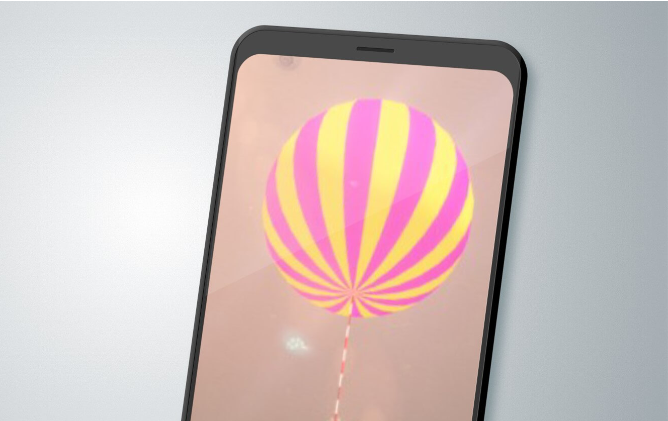 大きなARくす玉