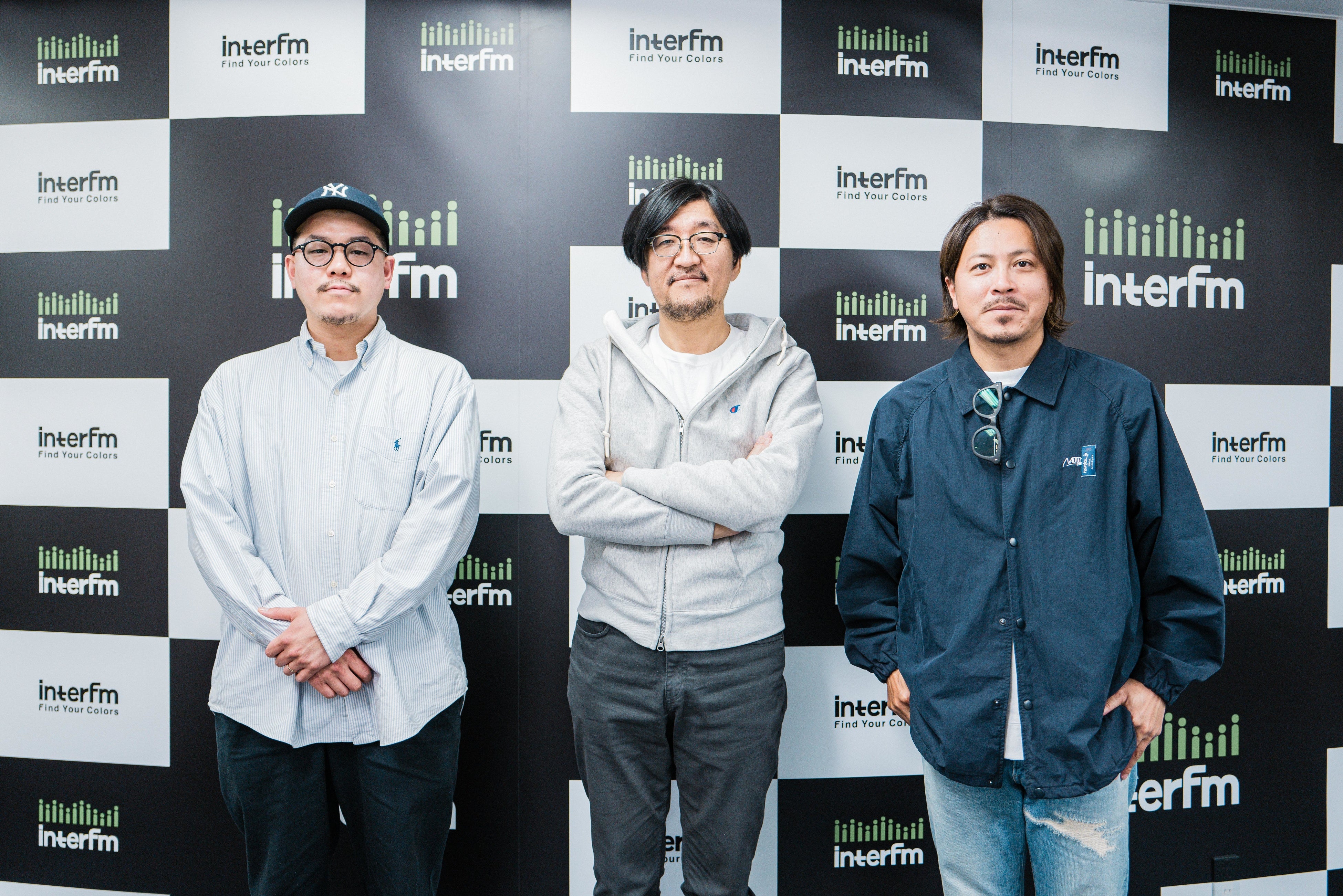 左からYONA YONA WEEKENDERS ボーカル・磯野くん、音楽家・冨田ラボ氏、LIFE LABEL主宰　林哲平