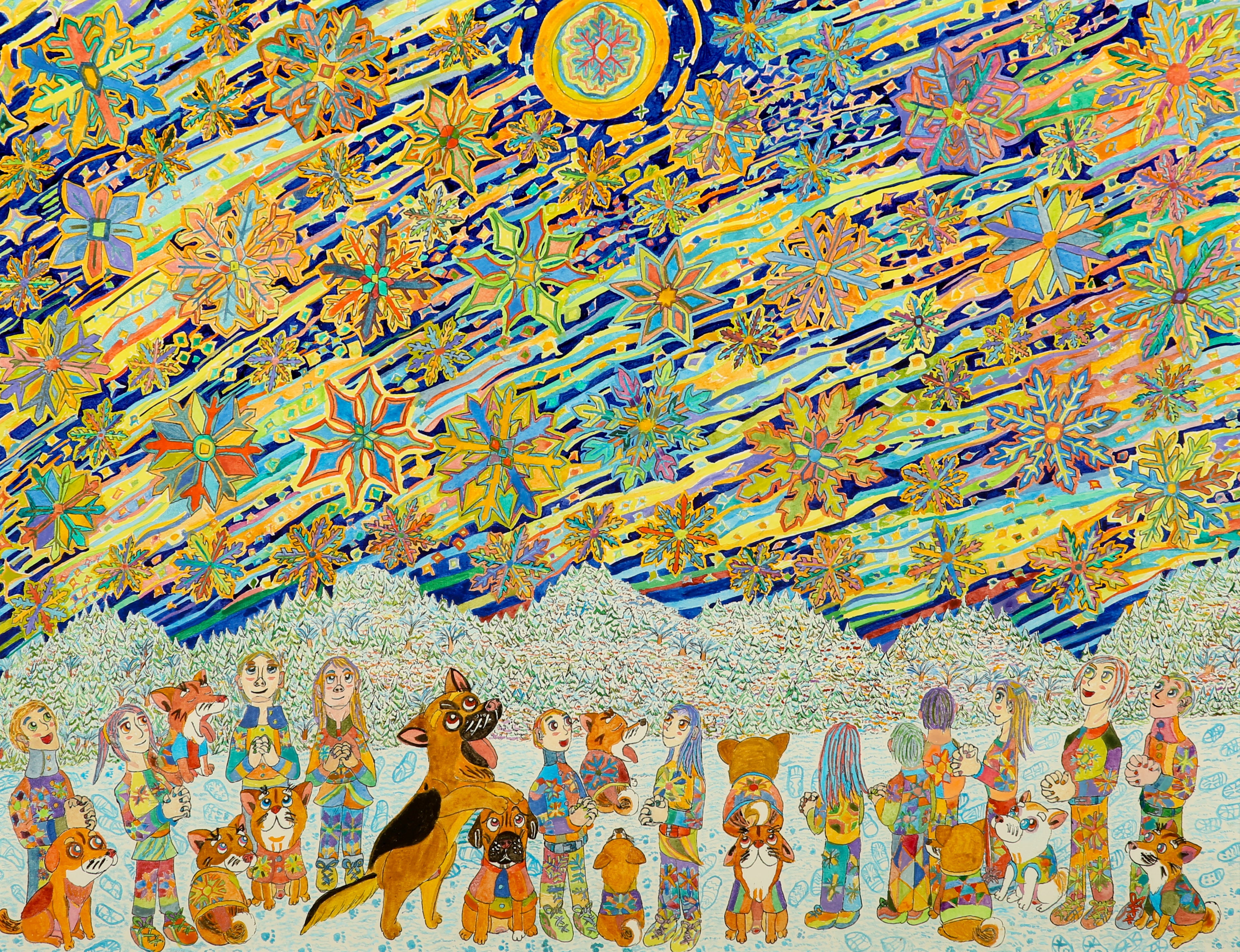 障がい者アート展「第14回 こころのアート展」しあわせの村で開催