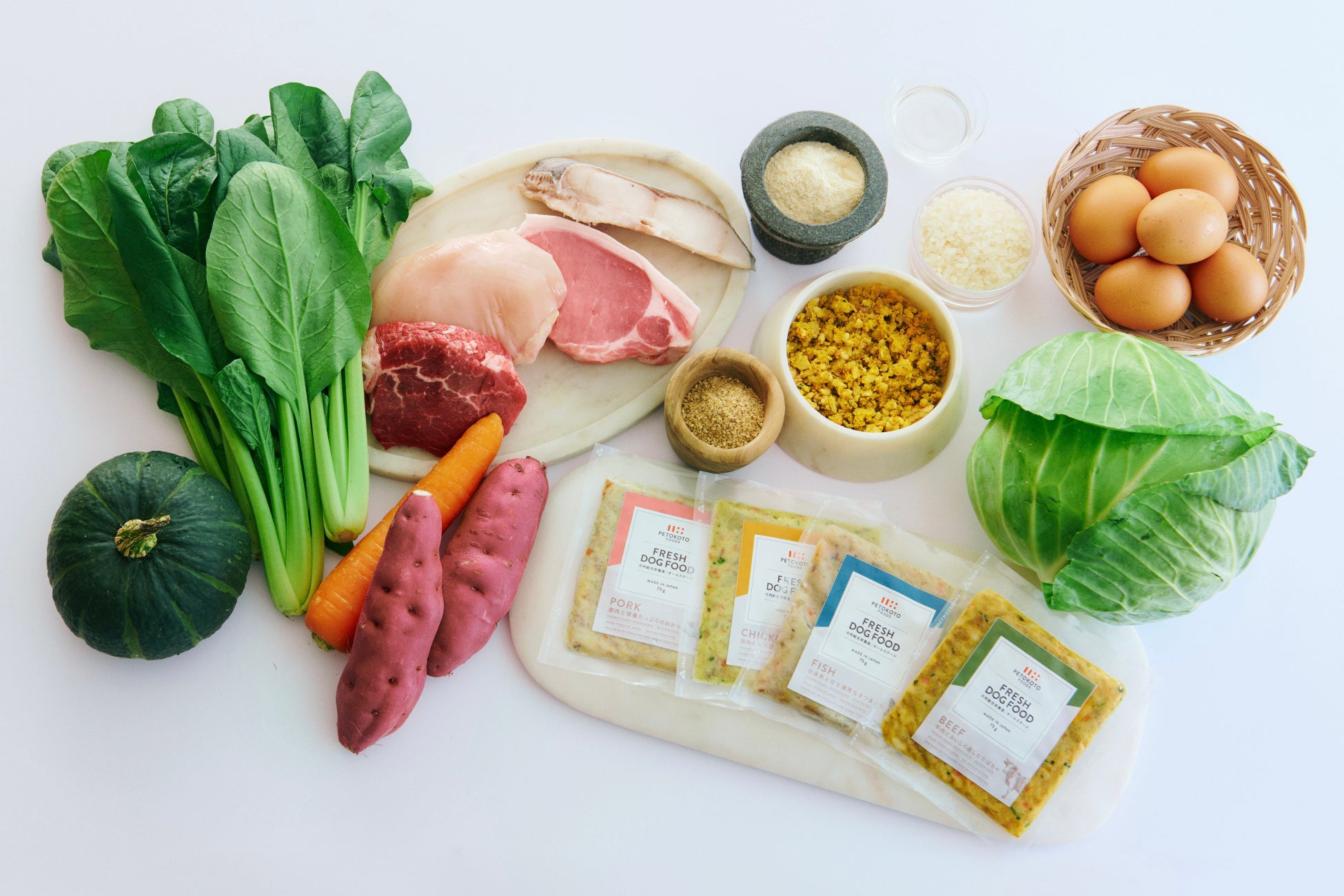 ペトコトフーズの食材