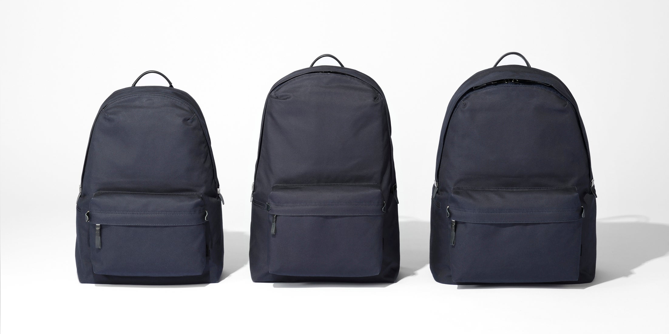 デイパックS／M／L サイズ比較