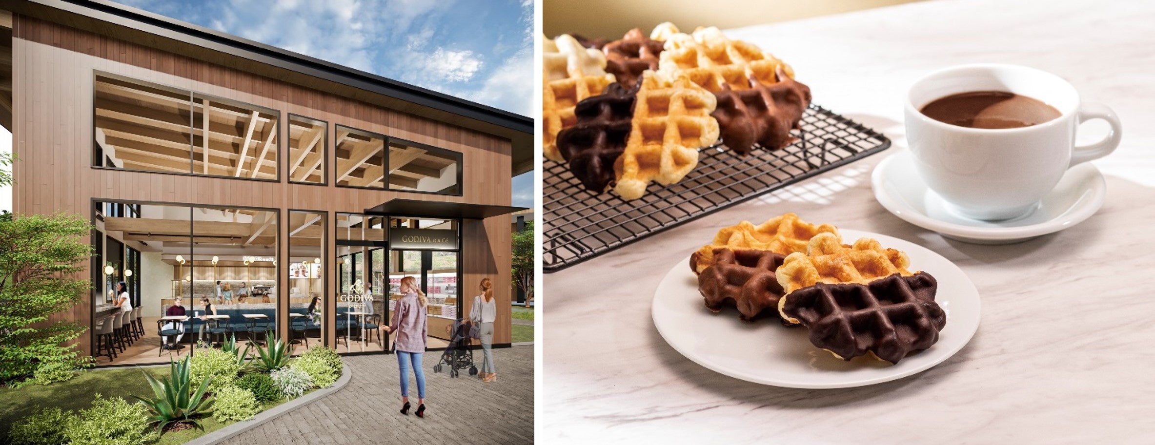 GODIVA café THE OUTLETS SHONAN HIRATSUKA」オープン～2023年4