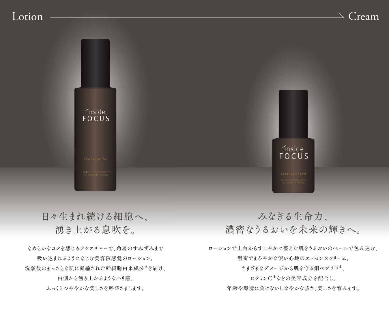3 月 3 日(月)発売開始。エステ専売“至福のエイジングケア”。ハリ感 3 月 3 日(月)発売開始。エステ専売“至福のエイジングケア”。ハリ感