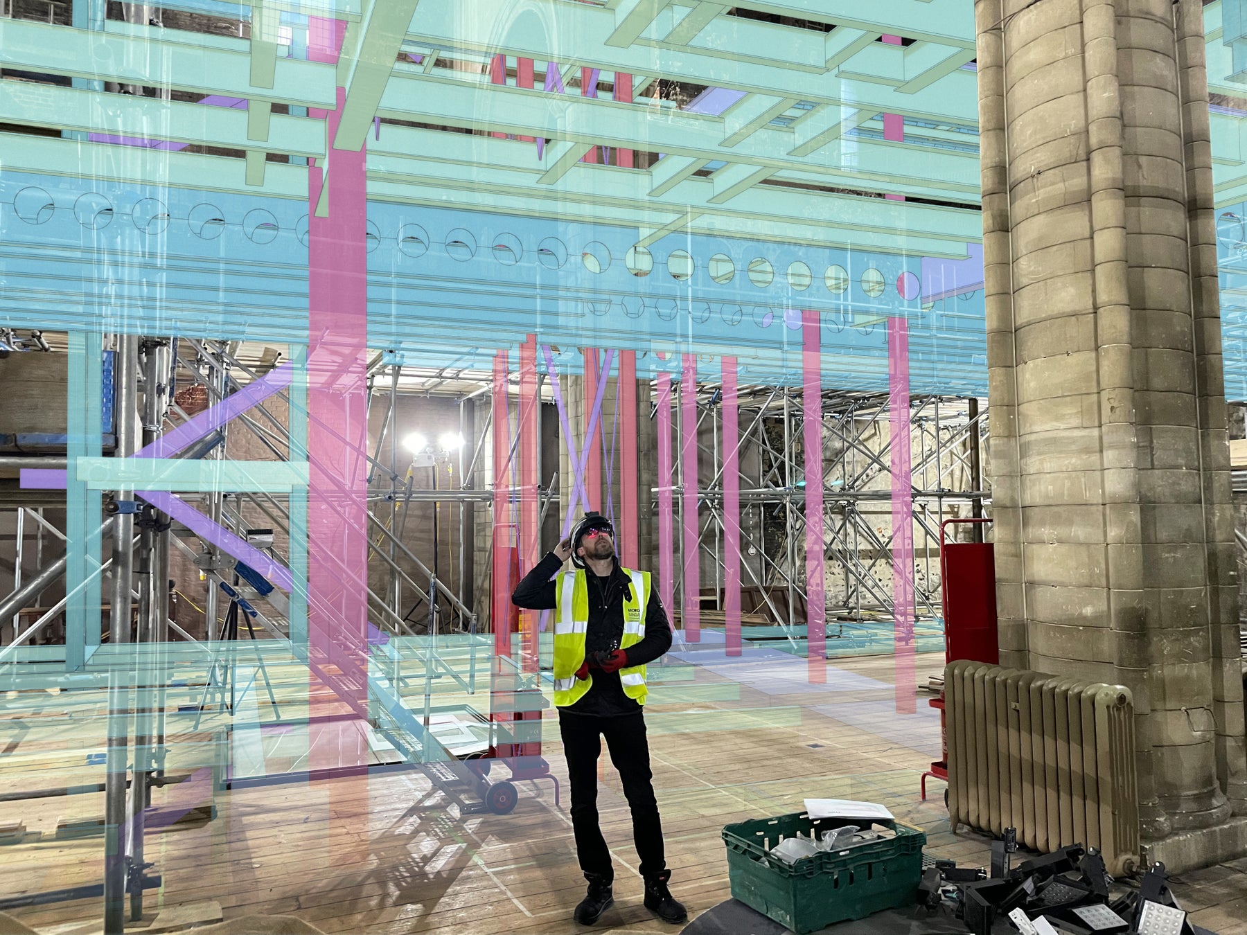 Trimble Connect MRを活用し3Dモデルを現場でMR活用