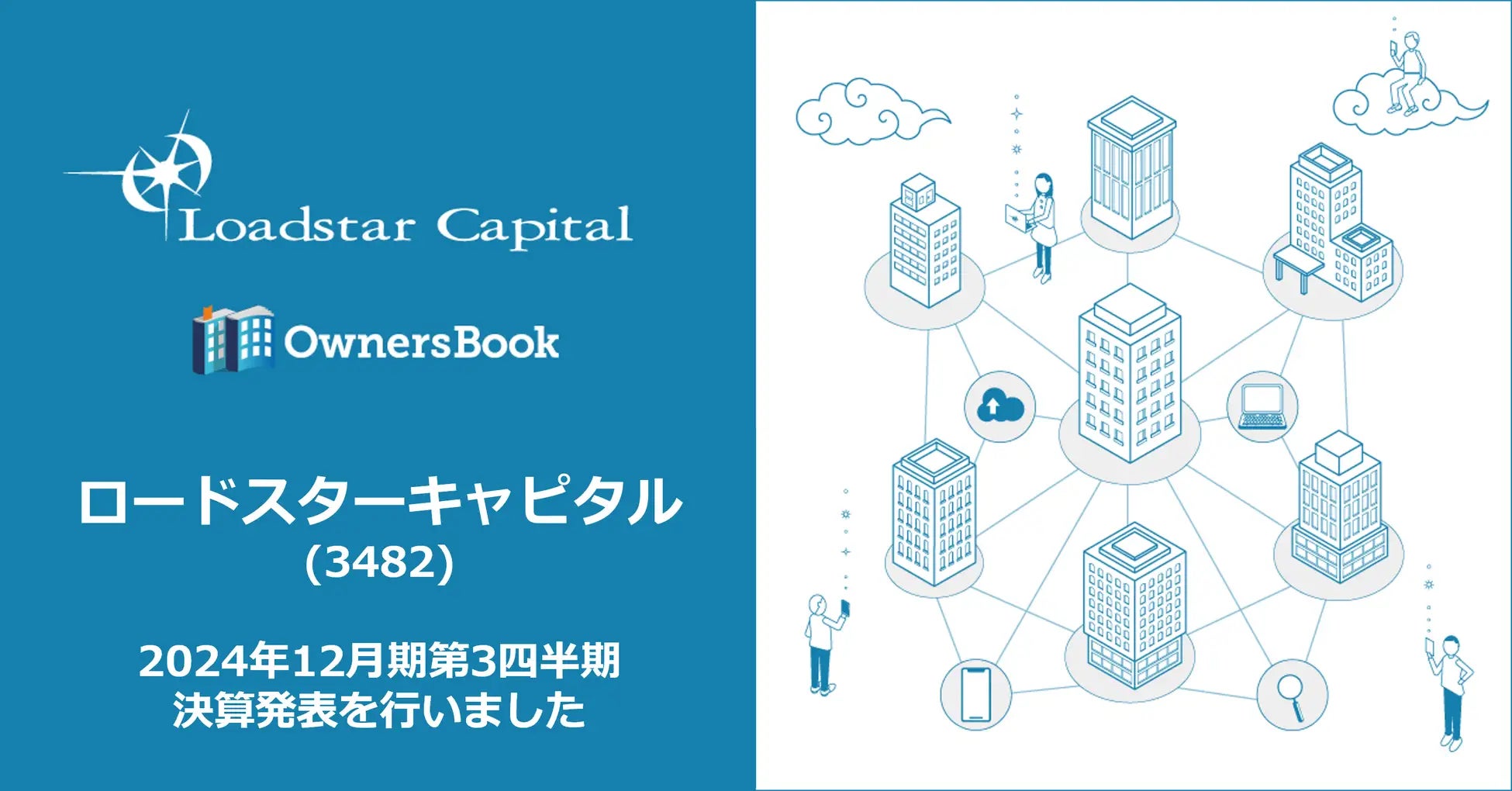 【3482 ロードスターキャピタル】2024年度第3四半期決算を発表