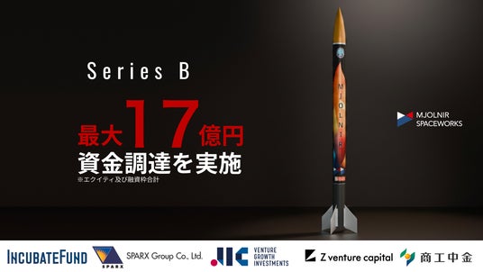 MJOLNIR SPACEWORKS、エクイティ・融資枠の組み合わせで最大17億円の資金調達を実施