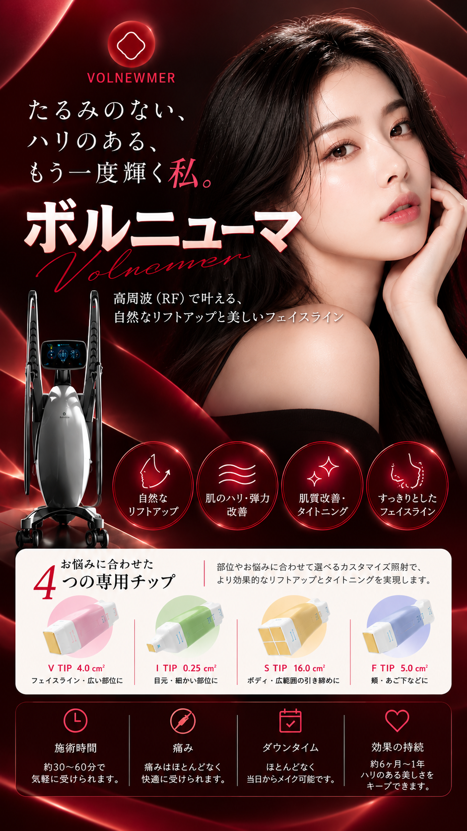 【ベンスクリニック渋谷院】韓国で注目の高周波リフトアップ「ボルニューマ（Volnewmer）」を新導入！渡韓せず渋谷で受けられる美容医療の選択肢を拡充