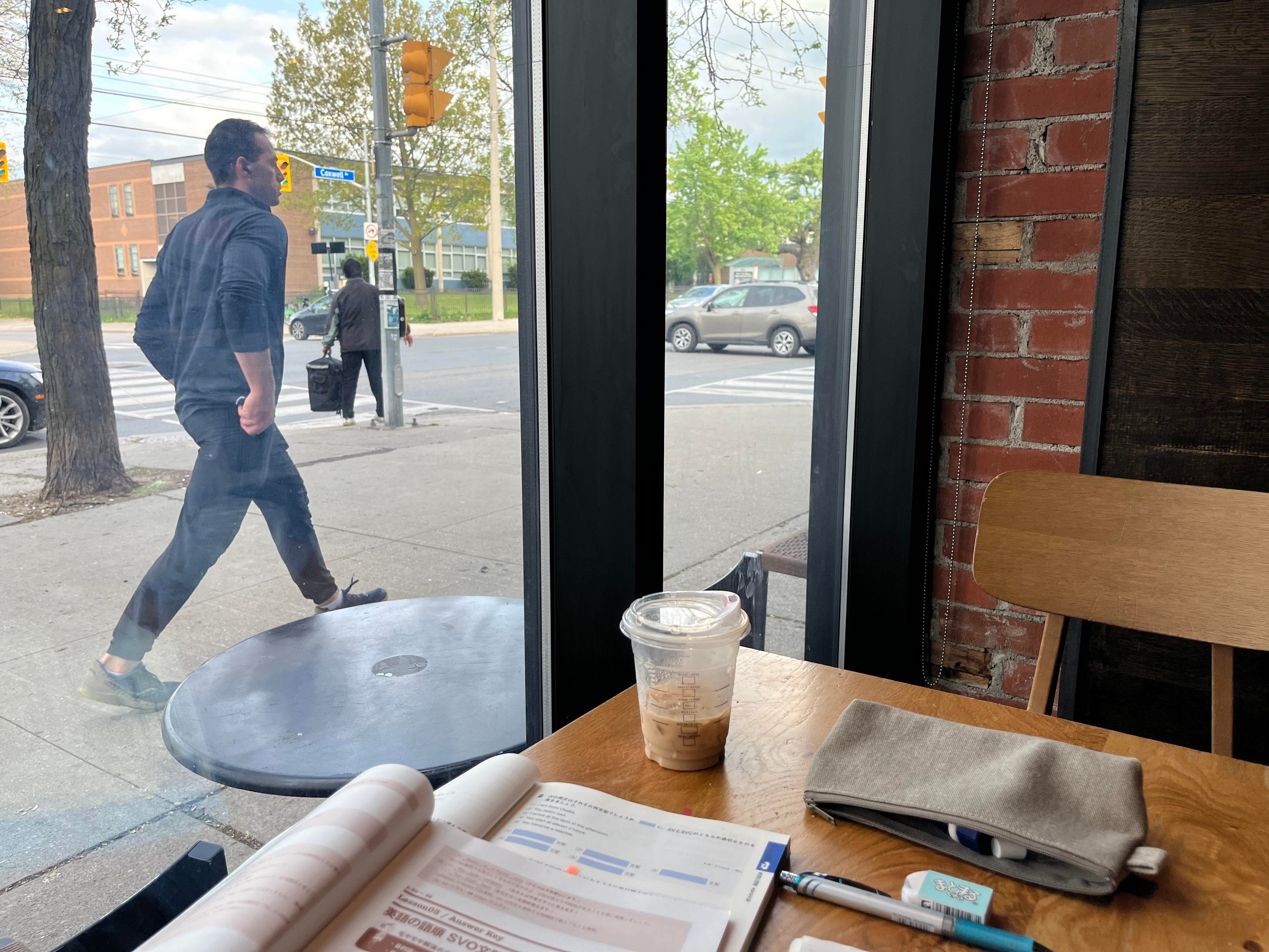 海外現地で勉強中の様子