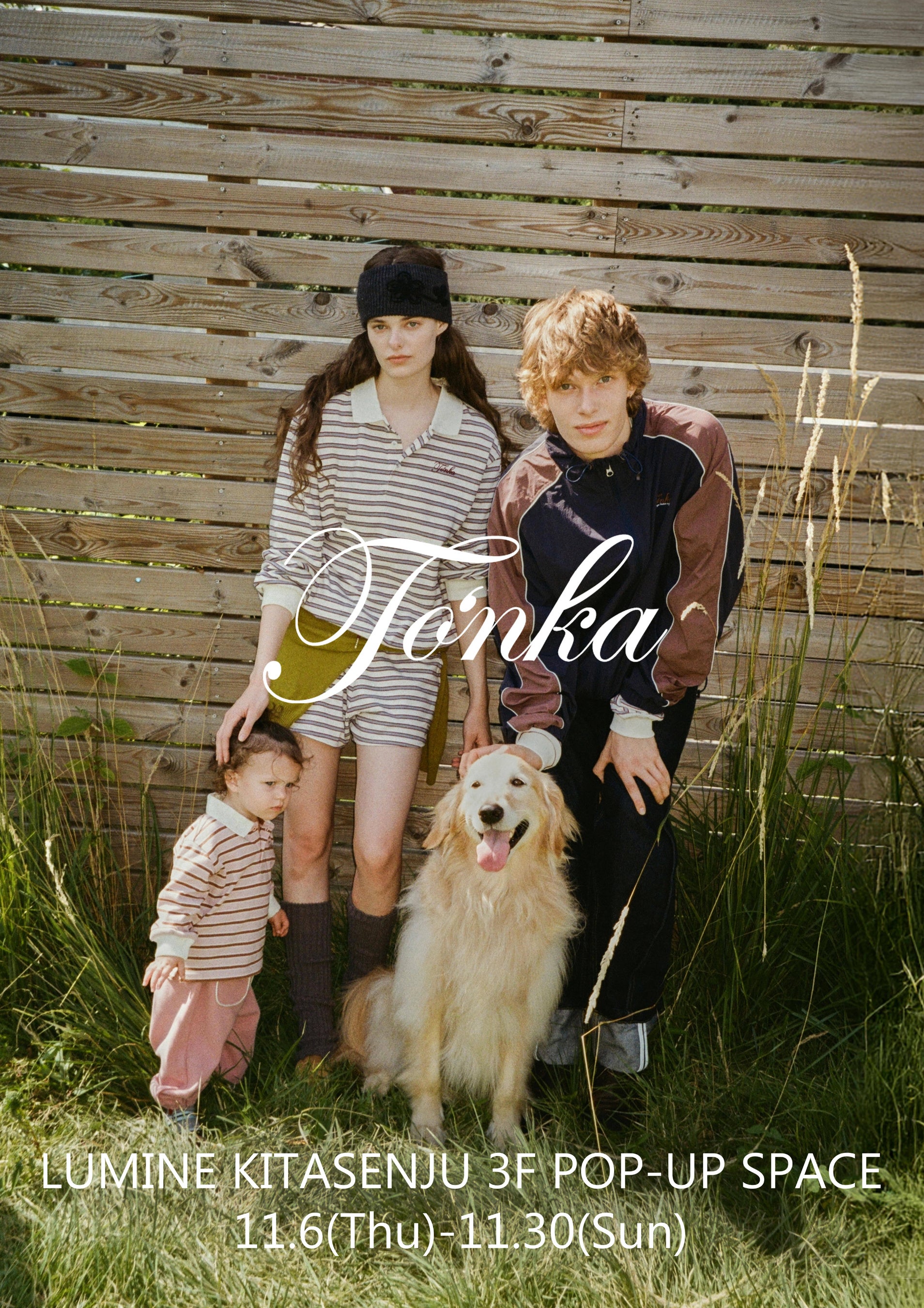 【韓国発・日本初上陸】親子でリンクコーデができるカジュアルブランド「To'nka (トンカ)」がルミネ北千住でPOP-UPを開催