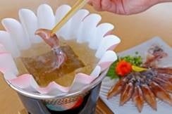 蛍烏賊のしゃぶしゃぶ