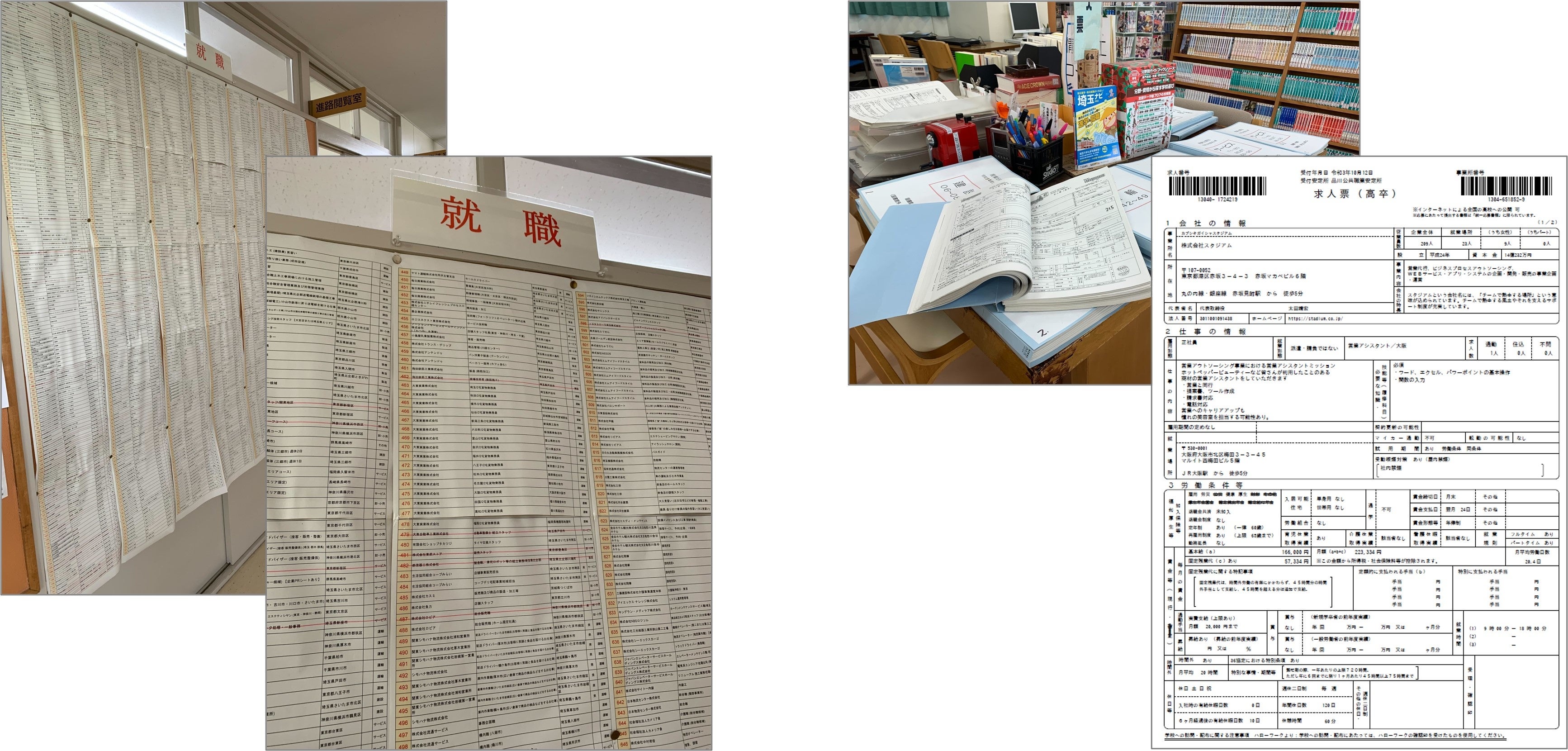 「紙」と「手作業」による従来からの就職活動のイメージ