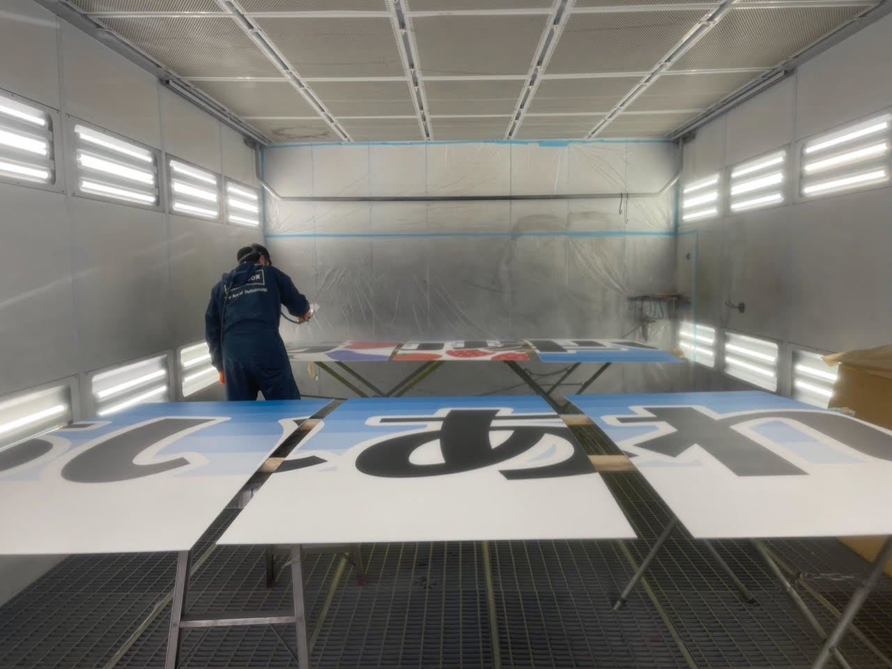 コーティング風景