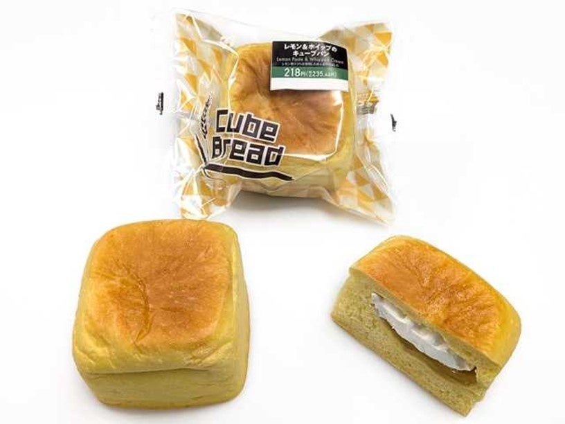 レモン&ホイップのキューブパン