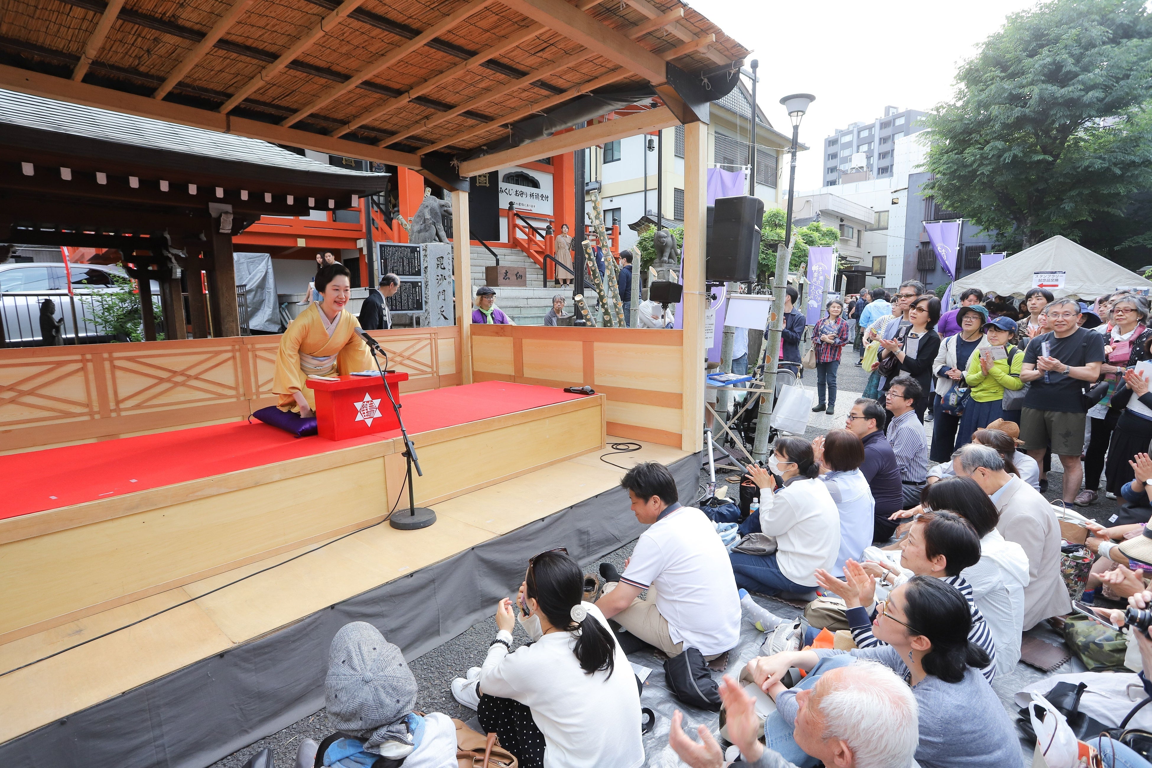 神楽坂楽座　講釈場