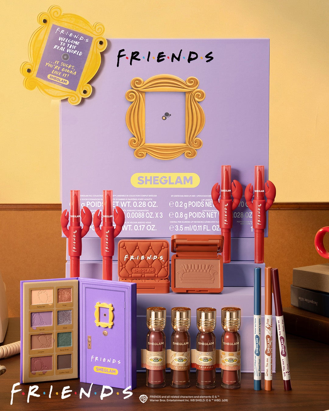 SHEGLAMより、大人気ドラマ『フレンズ』との新コラボコレクション「FRIENDS™ × SHEGLAM」が2026年10月より発売！