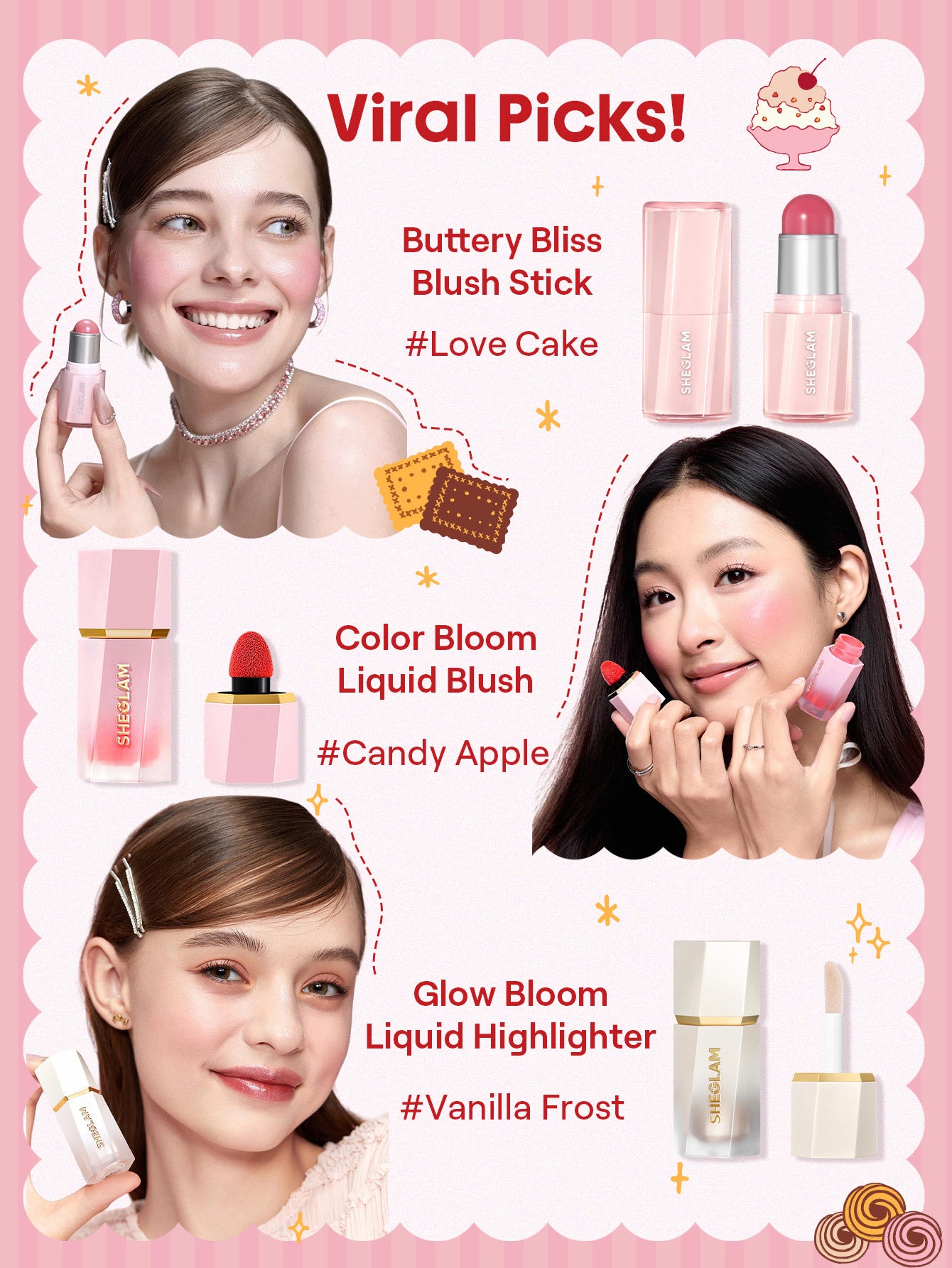 フェイスメイク画像