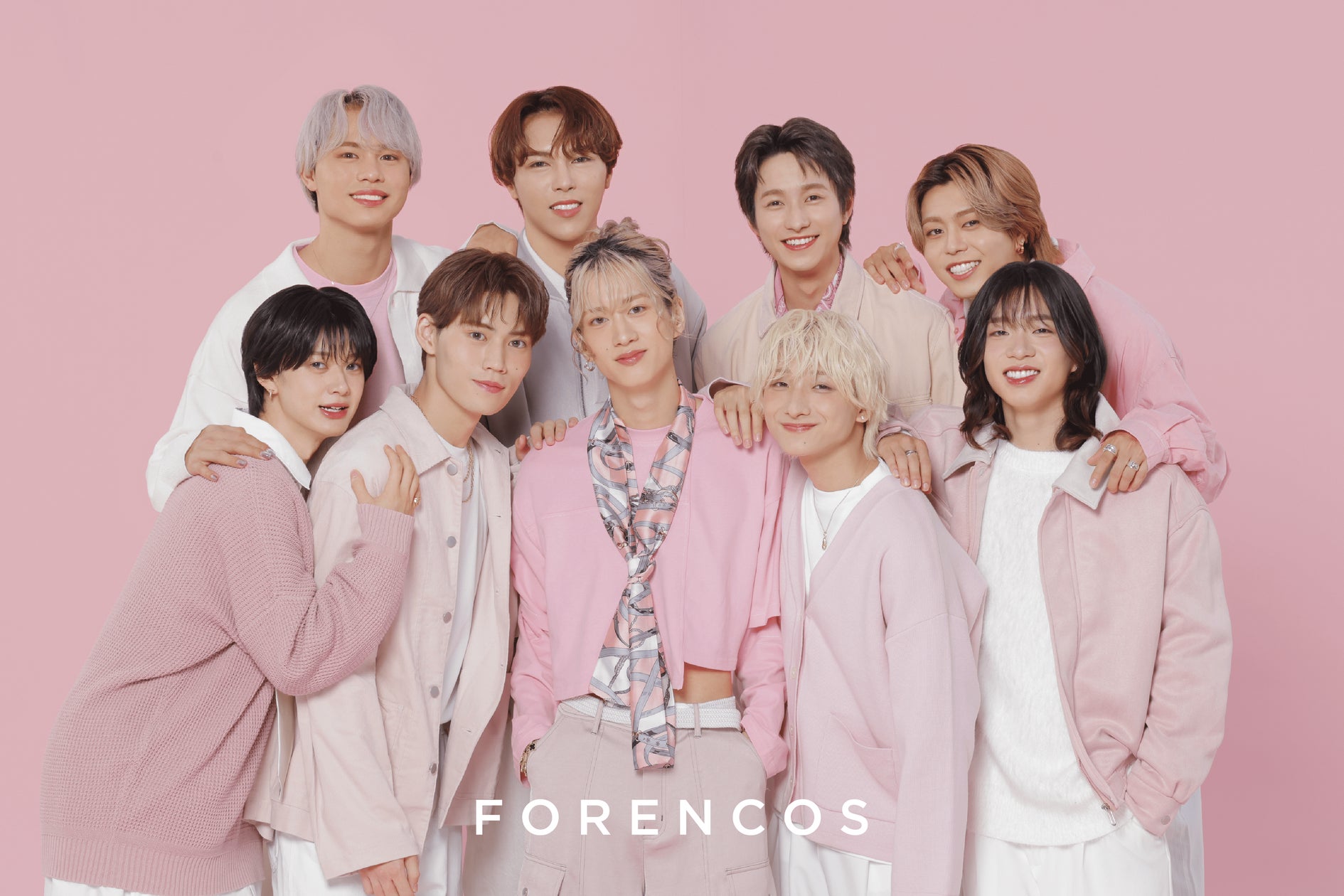 韓国コスメブランド「FORENCOS」の日本初アンバサダーに9人組ボーイズ 韓国コスメブランド「FORENCOS」の日本初アンバサダーに9人組ボーイズ