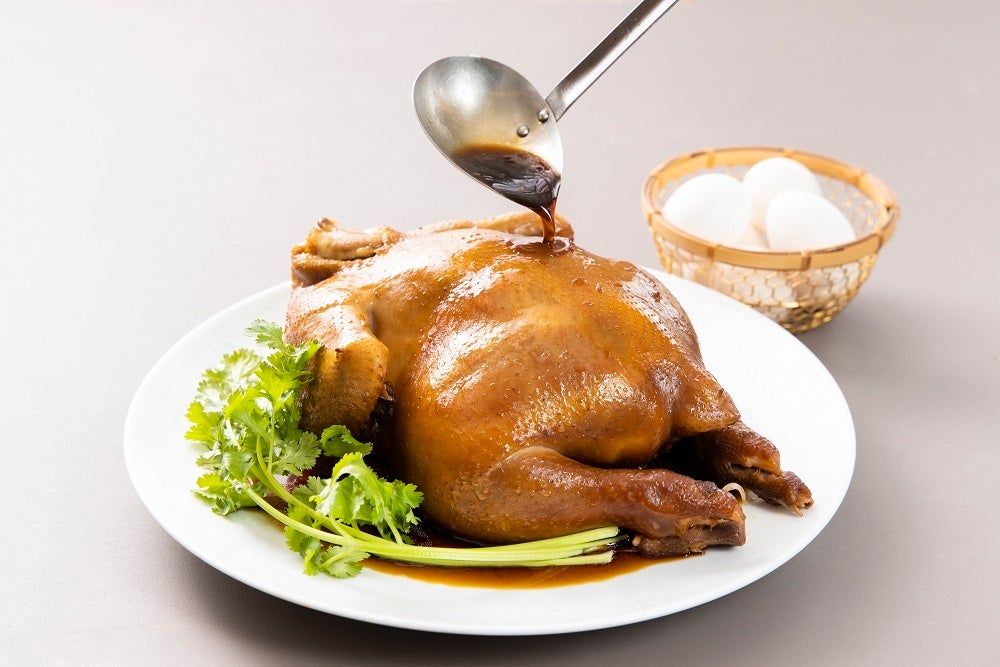 鶏の中華風醤油煮込み